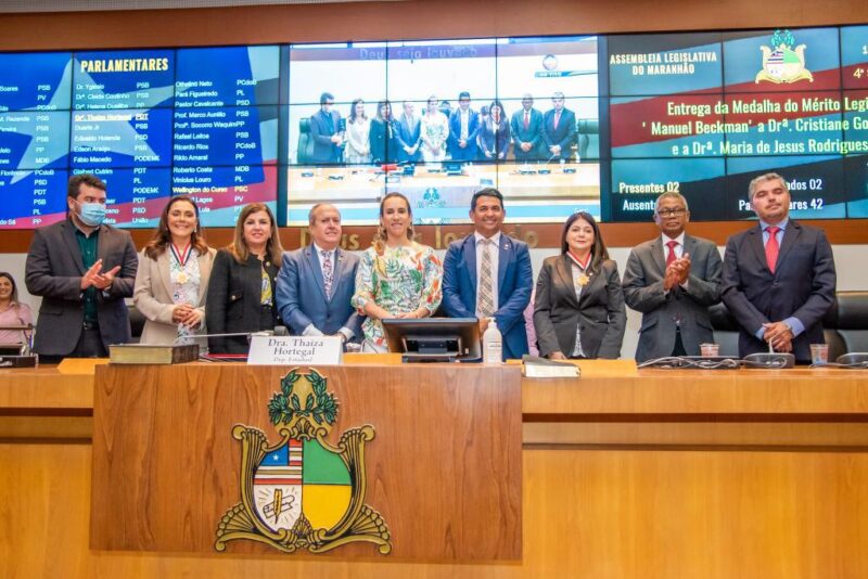 Assembleia Legislativa homenageia promotoras de Justiça com a medalha ”Manuel Beckman’