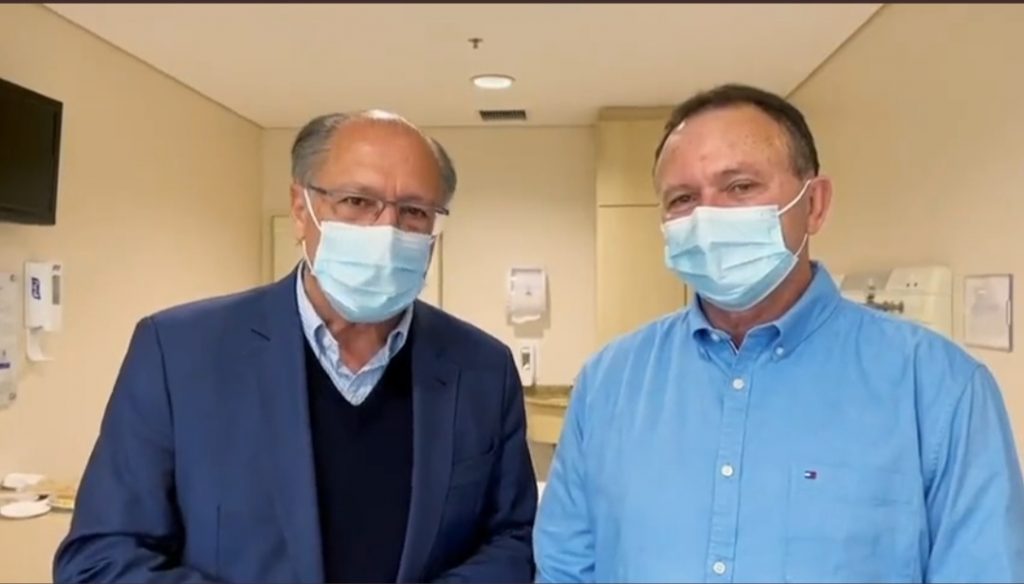 Após visita de Alckmin, Brandão diz que sentiu vontade de voltar correndo para o Maranhão