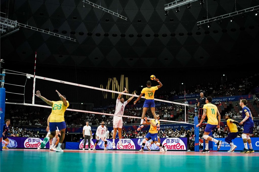 Seleção masculina perde para a França, atual campeã olímpica, na terceira etapa da Liga das Nações