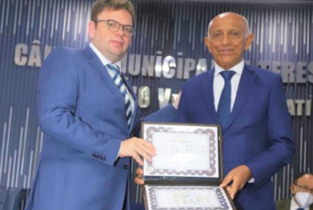 Presidente da Fiema, Edilson Baldez, recebe título de Cidadão Honorário de Teresina