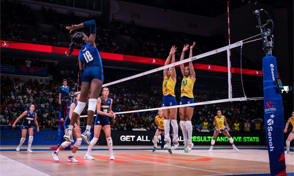 Itália supera Brasil neste domingo e conquista o título inédito na Liga das Nações de Vôlei