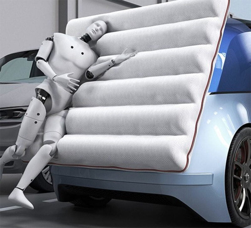Airbags externos protegem os vulneráveis no trânsito