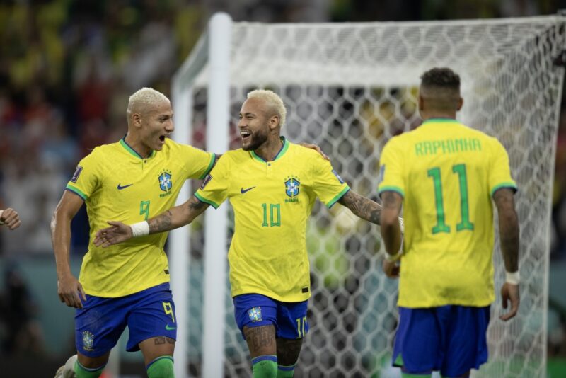 Com gols de Vinícius Júnior, Neymar, Richarlison e Paquetá, Brasil vence Coreia do Sul e vai às quartas de final