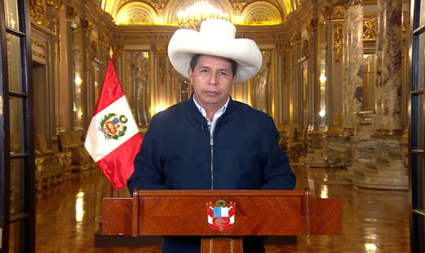 Oposição apresenta nova moção para afastar Pedro Castillo da Presidência do Peru