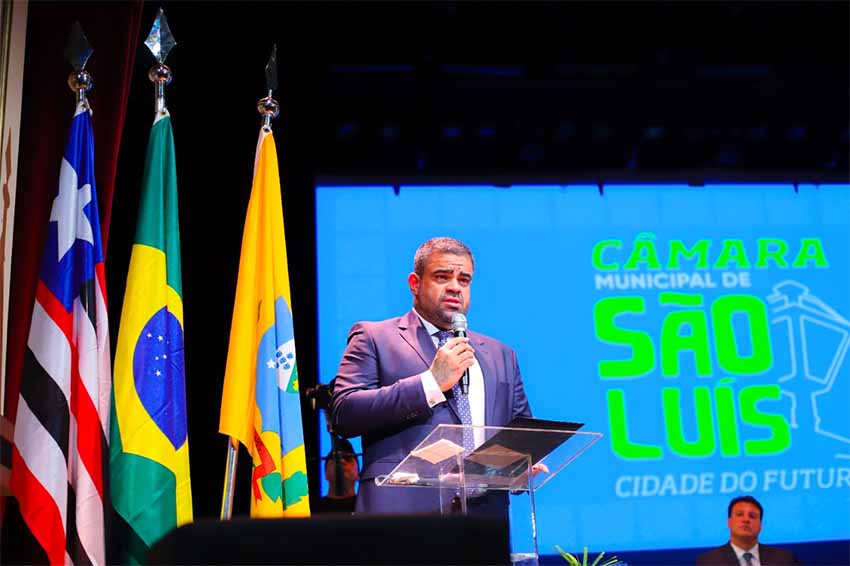 Paulo Victor é empossado na presidência da Câmara Municipal de São Luís