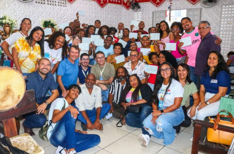 Secretaria de Turismo qualifica moradores de comunidade do quilombo urbano na Liberdade