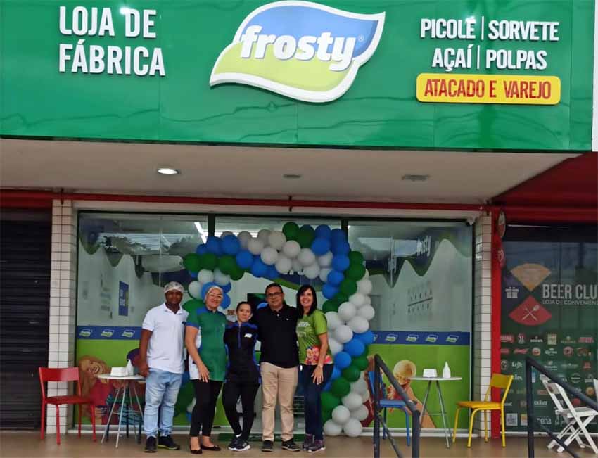 Sorvetes Frosty chega ao Maranhão inaugurando três lojas em São Luís
