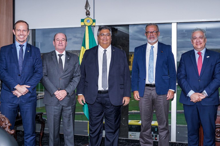 Flávio Dino recebe representantes do setor de mineração para debater combate ao garimpo ilegal