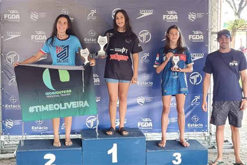 Sofia Duailibe garante dois pódios na Copa Brasil de Águas Abertas