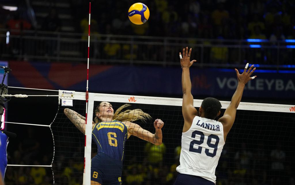 Seleção Feminina de Vôlei superada pelos Estados Unidos Liga das Nações