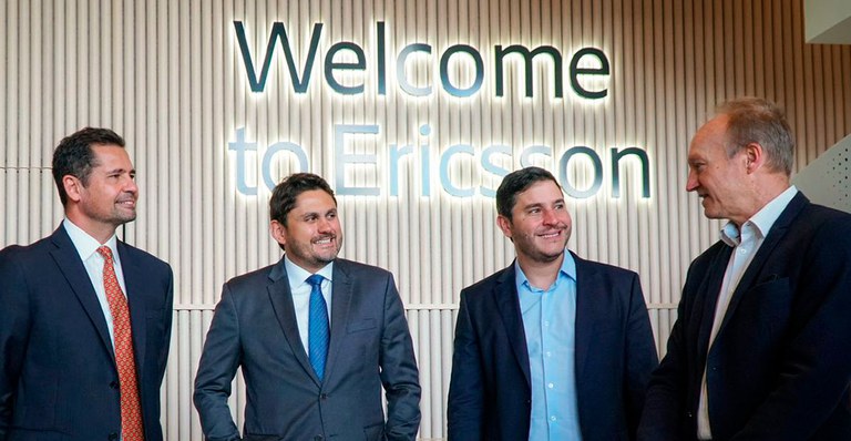 Juscelino Filho discute tecnologia 5G e conectividade nas escolas na Suécia