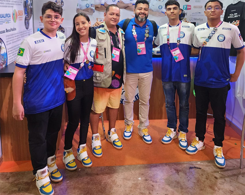 Alunos do Sesi do Maranhão participam de torneio internacional de robótica no Rio