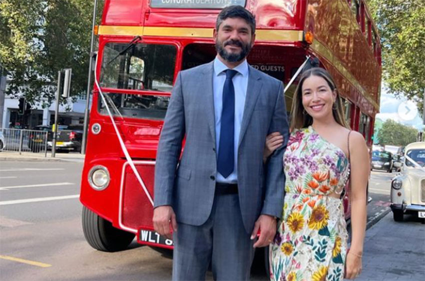 Advogado Antônio Gaspar é vítima de acidente em Londres, onde está para casamento do irmão