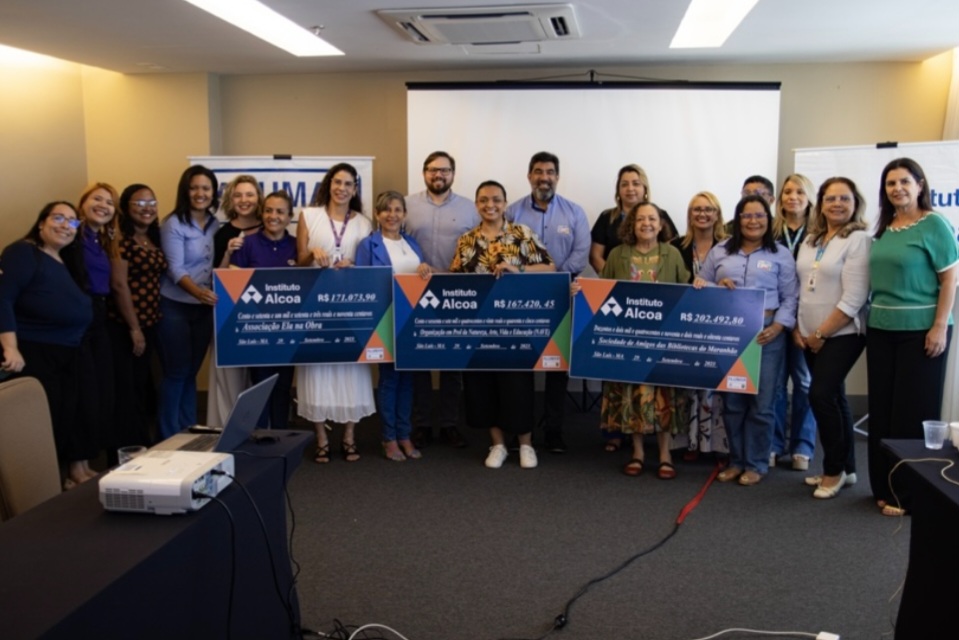 Instituto Alcoa e Consórcio Alumar destinam R$ 540 mil para projetos comunitários locais