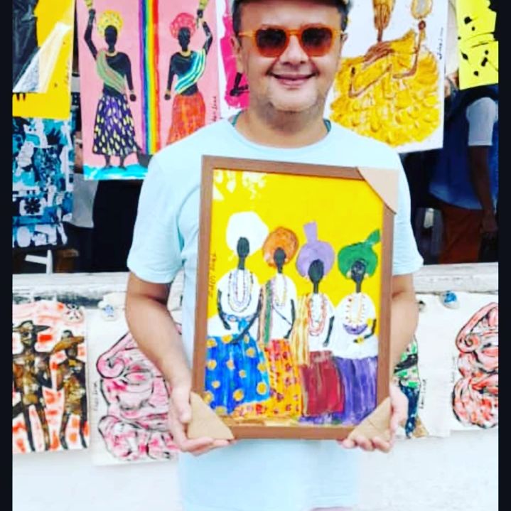 Artista maranhense realiza exposição que retrata cultura popular afro-brasileira em telas