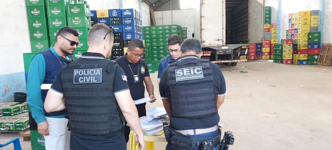 Secretaria de Fazenda e Polícia Civil fazem operação conjunta em empresas de bebidas