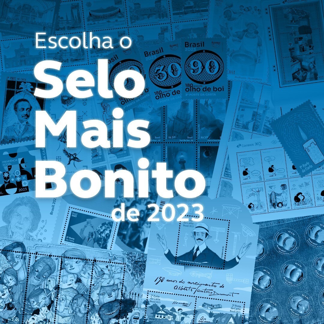 Abertas pelos Correios a votação para escolha do selo mais bonito de 2023