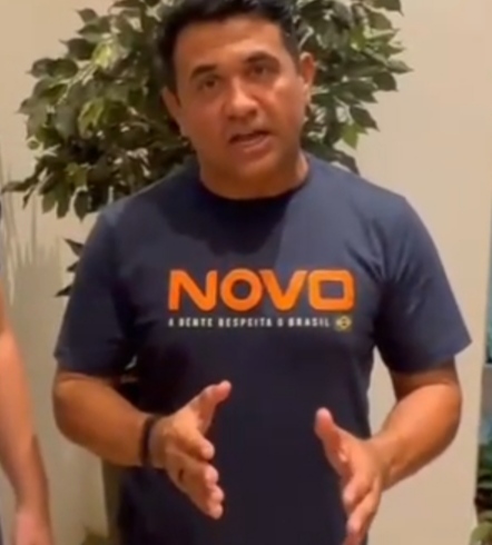 Wellington do Curso filia-se ao Partido Novo e anuncia pré-candidatura à Prefeitura de São Luís