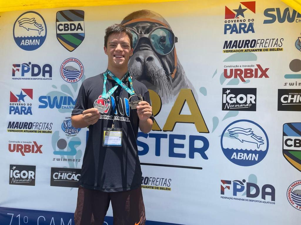 Davi Hermes fatura medalha de prata em Belém no Campeonato Brasileiro Masters