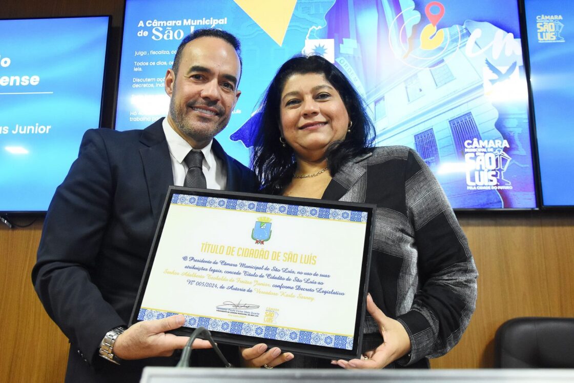Câmara Municipal concede cidadania honorária de São Luís a Teobaldo Júnior