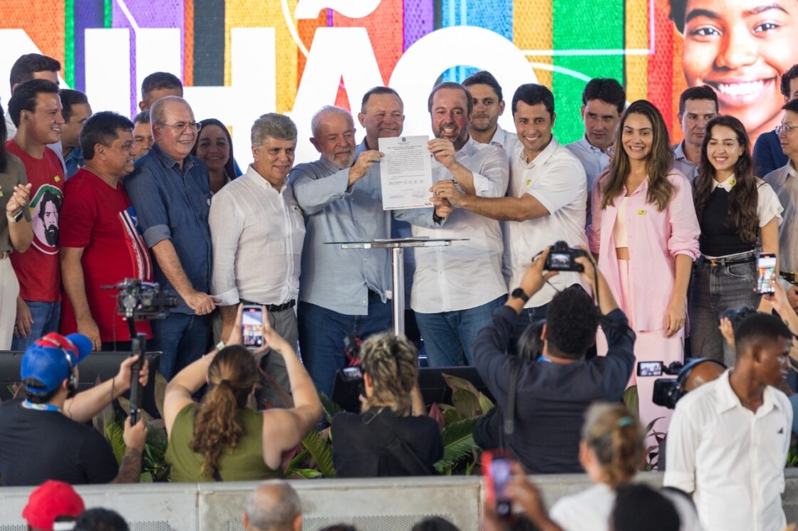 Brandão e Lula anunciam corredor de transporte na Avenida Litorânea