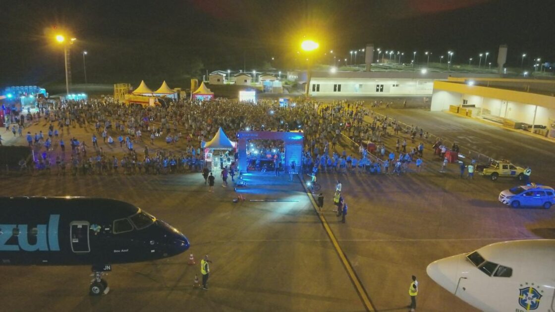 CCR realiza corrida na pista de pousos e decolagens no Aeroporto de São Luís