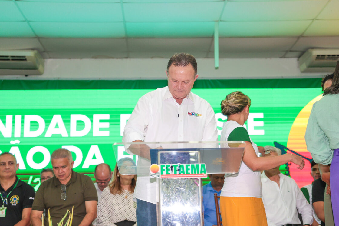 Na posse de diretoria da Fetaema, Brandão anuncia medidas em favor de produtores rurais