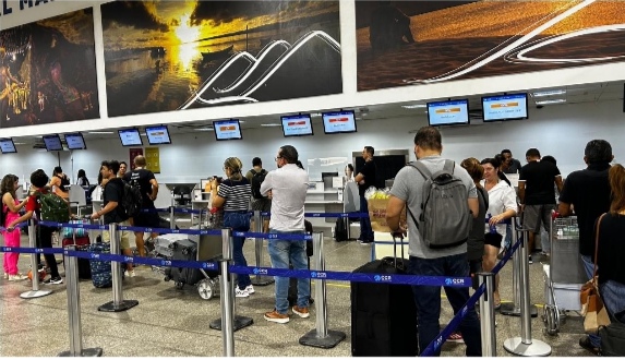 Aeroporto de São Luís registra aumento de passageiros no primeiro semestre de 2024