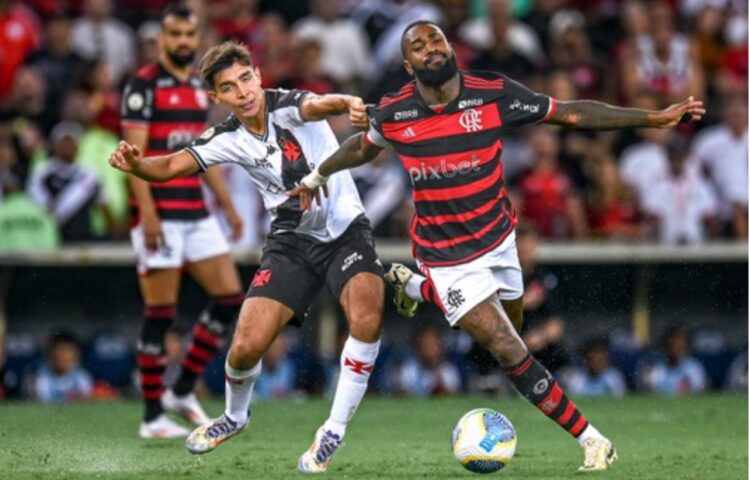 Vasco e Flamengo empatam em 1 a 1 no clássico carioca pelo Brasileirão