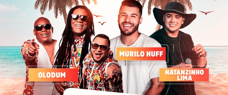 Olodum, Arrocha do Natanzinho e Murilo Hulf são as principais atrações no réveillon do Maranhão