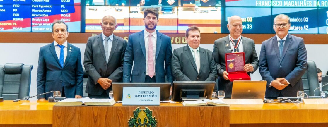 Assembleia Legislativa concede Medalha “Manuel Beckman” ao empresário Francisco Magalhães da Rocha