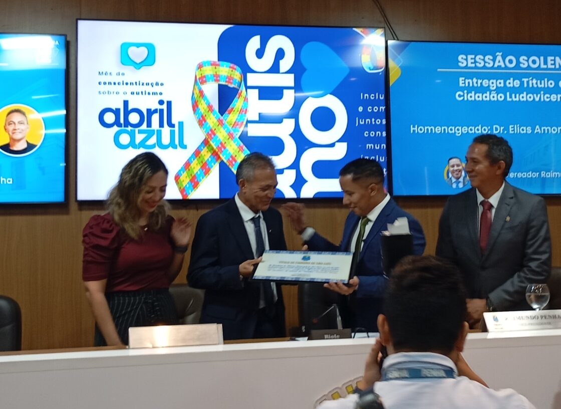 Câmara de São Luís concede Cidadania Ludovicense ao médico Elias Amorim