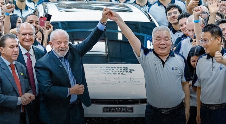 Em inauguração de montadora da GWM em São Paulo, Lula defende relação comercial com China