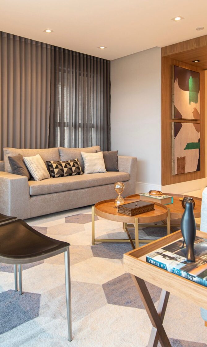 Ambiente decorado com cortinas e soluções para interiores da Fio Trançado, empresa referência no segmento em São Luís(Sebrae/ Divulgação)