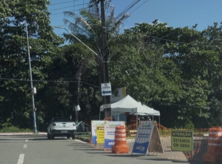 OBRA REFEITA Há menos de um ano da inauguração, Avenida dos Nobres está novamente em obras