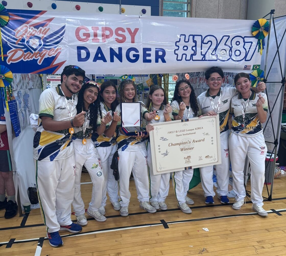 DESTAQUE MUNDIAL Sesi do Maranhão conquista principal prêmio em torneio internacional de robótica na Coreia do Sul