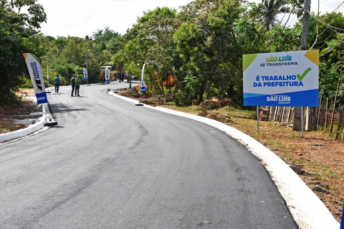 MELHORA DA INFRAESTRUTURA Prefeitura de São Luís inaugura obra de infraestrutura na comunidade Via Principal do Cajupe