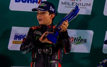 DE PONTA A PONTA Gael Rampazzo domina final da F4 Júnior e conquista título nacional na Copa Brasil de Kart em Imperatriz