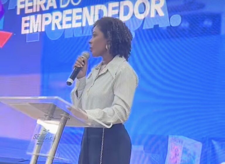 PEQUENA EMPRESA Na Feira do Empreendedor, prefeita Esmênia Miranda fala sobre força di pequeno negócio em São Luís