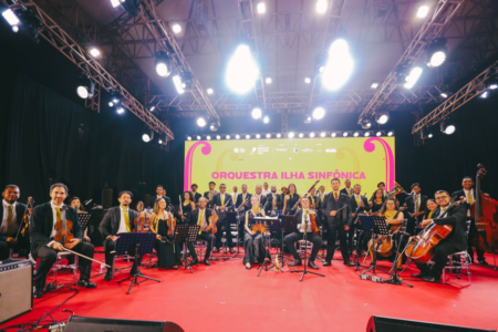 HOMENAGEM À CIDADE Nando Cordel, Flávia Bittencourt e Orquestra Ilha Sinfônica celebram os 414 anos de São Luís no Parque do Rangedor