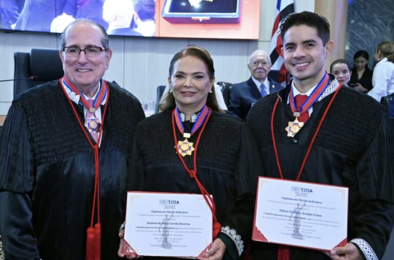 POSSE NO TJMA Desembargadores Flávio Costa e Joseane Bezerra são diplomados em sessão solene do Tribunal de Justiça do Maranhão