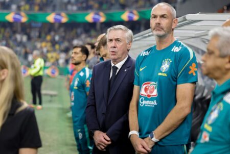 SELEÇÃO BRASILEIRA Carlo Ancelotti lamenta chances perdidas no Queensland Country Bank Stadium