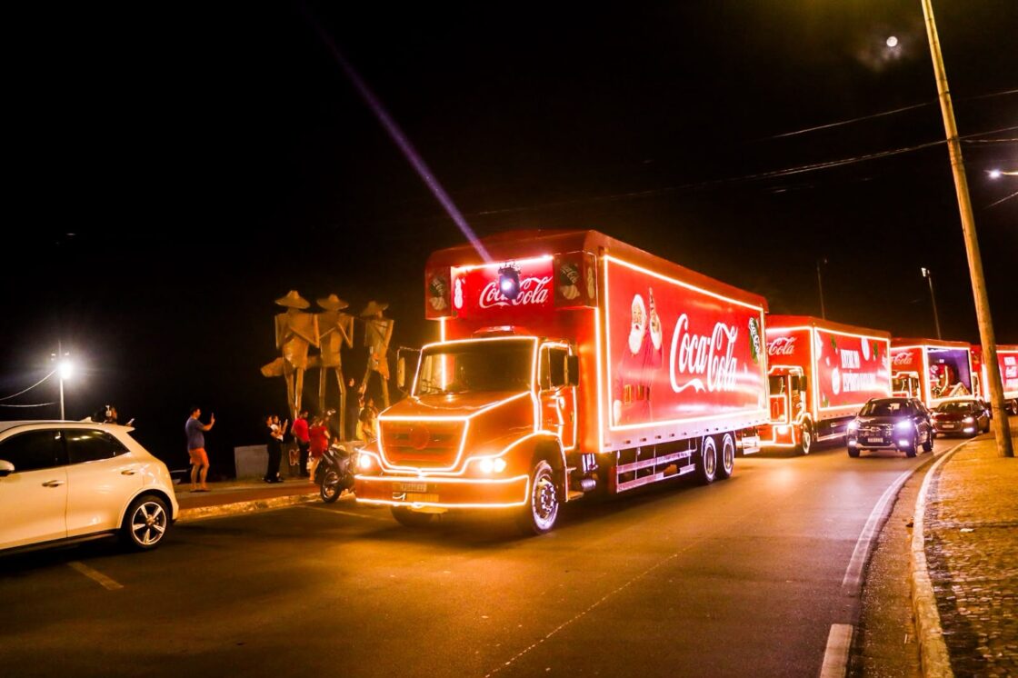 LUZES NATALINAS Golden Shopping Calhau será ponto de partida da Caravana de Natal Coca-Cola 2026 em São Luís