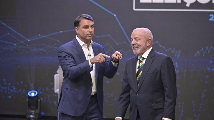 EXIGÊNCIA DO PETISTA Presidente Lula sinaliza que não vai participar de novo debate com Flávio Bolsonaro sexta-feira na TV Globo